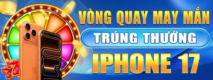 Khuyến mãi vòng quay may mắn trúng thưởng iphone 17